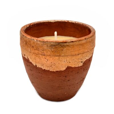 RUSTIC/COPPER CANDLE 8CM FIR