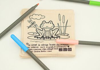 Carnet de coloriage lavable des Animaux d'Europe 7