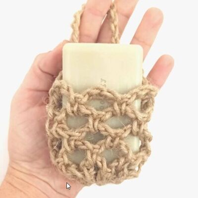 100% natural ecological hanging wall soap holder