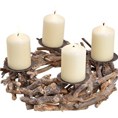Candlestick Advent arrangement