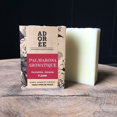 Jabón proceso en frío - PALMAROSA AROMATIC - mención Nature&Progrès