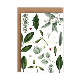 Verdure - Blanc - Carte de Noël 2
