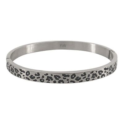 FLEUR 2153, PULSERA, ESTAMPADO LEOPARDO, 6MM