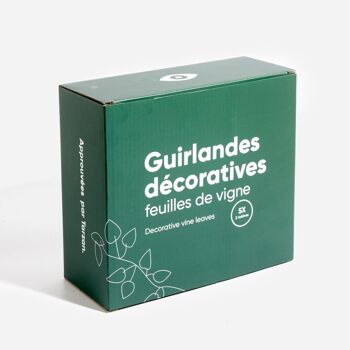 Guirlande décorative feuilles de vignes 2