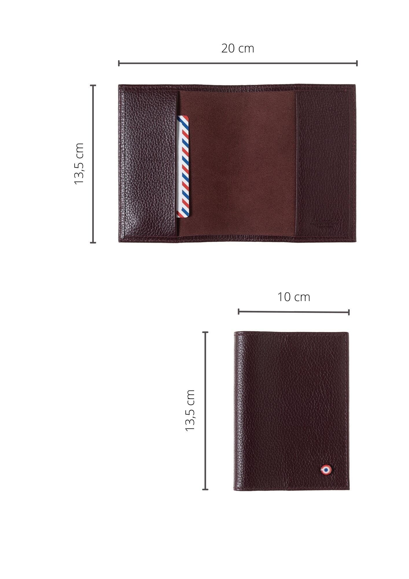 Buy wholesale Louis Vintage Gray Cloud Passport Holder