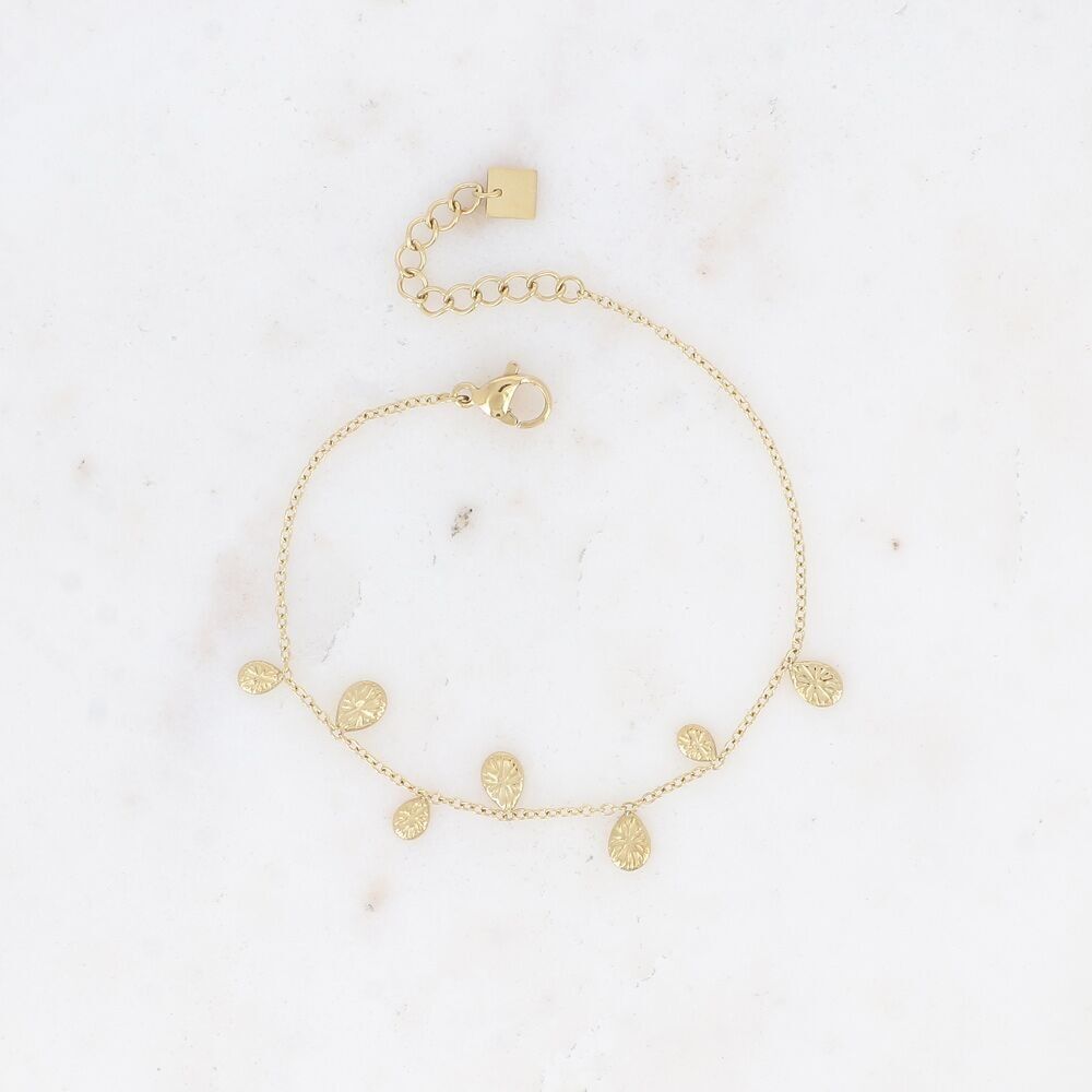 Zia-Armband – strukturierte Tropfenquasten