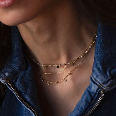 Olga necklace - starry tassels