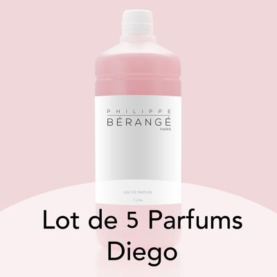 Set mit 4 Parfums + 1 gratis Diego