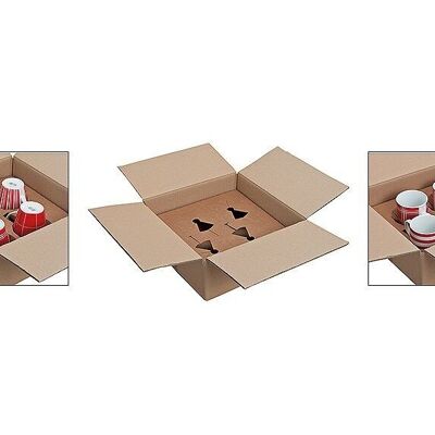 Packaging box, set of 4 cups, W31 x D31 x H13 cm
