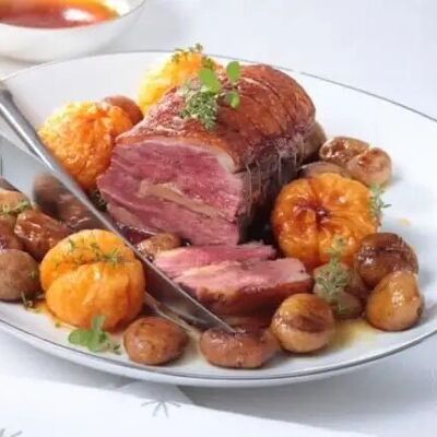 Roast duck breasts stuffed with Gers foie gras – 950 G (Ship only in Metropolitan France)