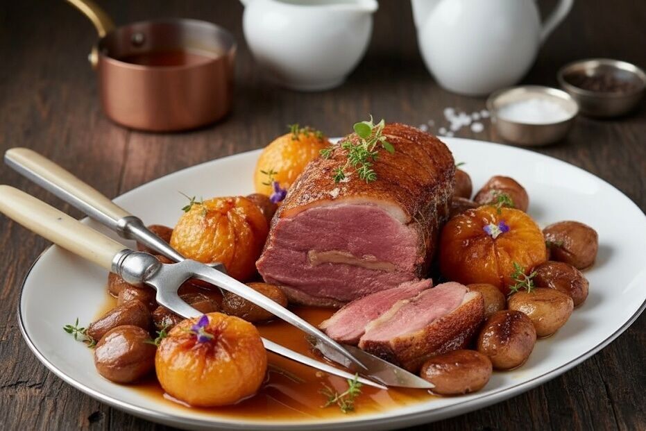 Magrets de pato asado rellenos de foie gras de Gers – 950 G (Envío sólo en Francia Metropolitana)