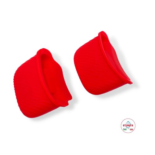 COVER PER MANIGLIE IN SILICONE ROSSO 2 pz