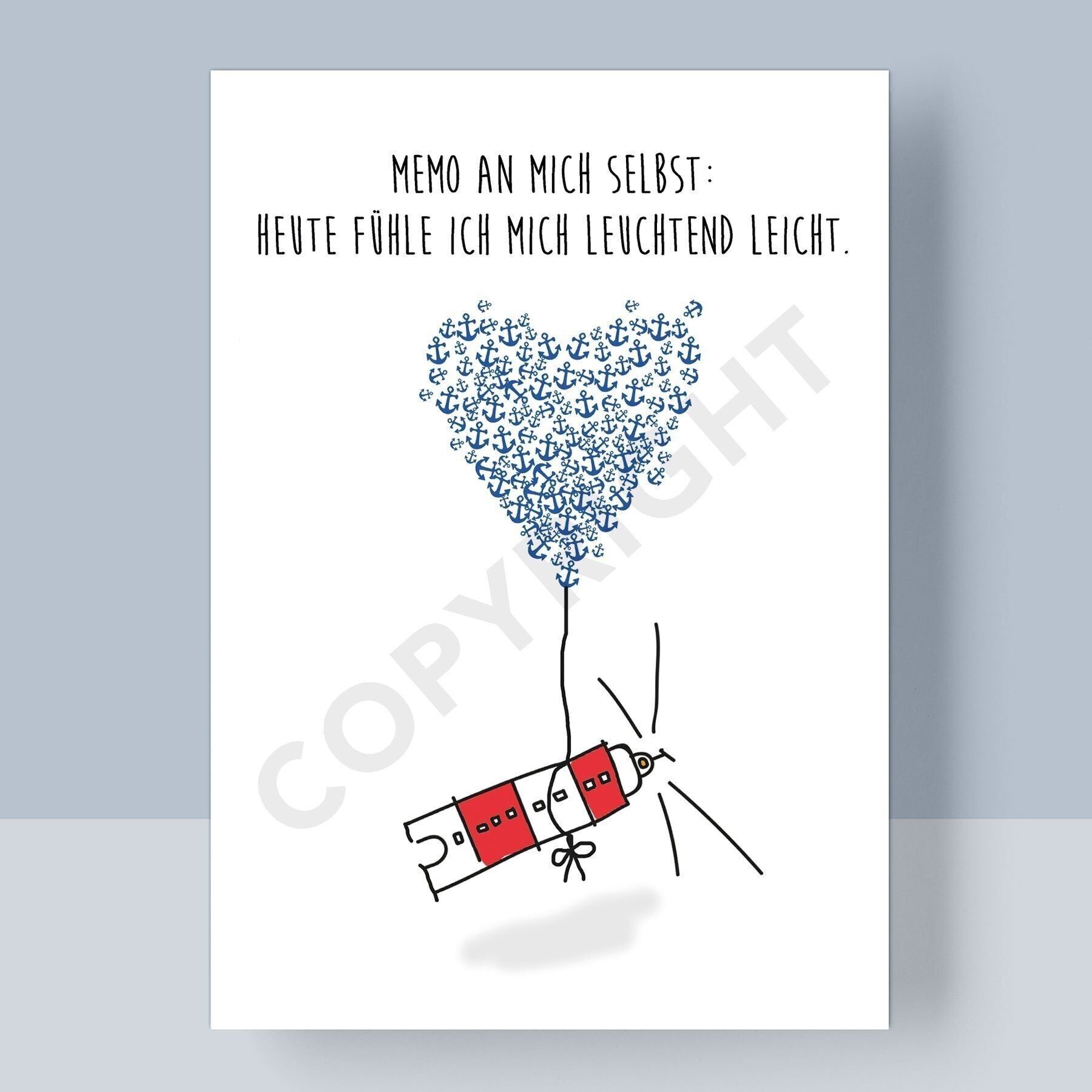 CARTOLINA - LUMINOSAMENTE LEGGERA