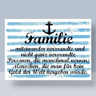 POSTKARTE - FAMILIE