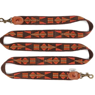 Etna Brown Adjustable Leash