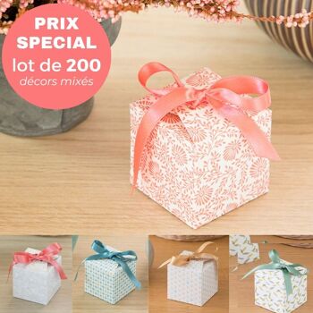 PRIX EXCEPTIONNEL - Boîtes cadeaux LOU réutilisables vendues par 200 unités 1