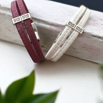Sam cork bracelet for women - Vegan jewelry - Ethical fashion for women