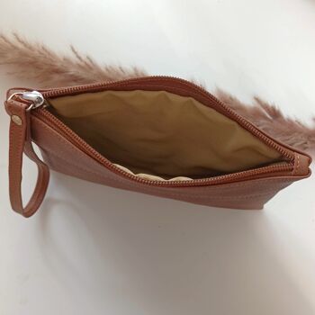 Pochette en cuir de pomme vegan Louise 13