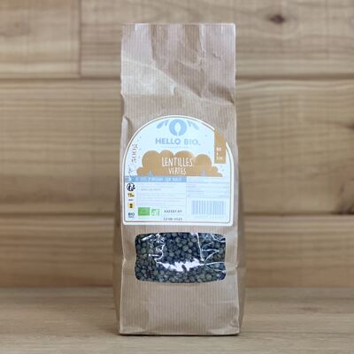 Organic Green Lentils - 500g