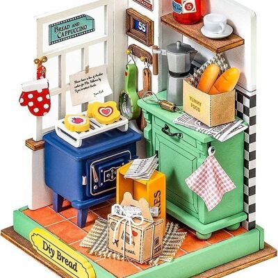 DIY House Afternoon Baking Time, Robotime, DS029, 7x7x9.5cm