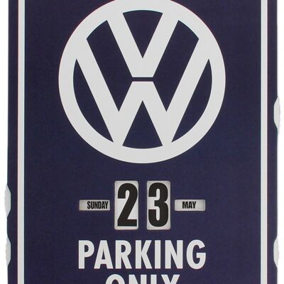 VW T1 Bus Combi, Endlos-Kalender – Solo parcheggio VW