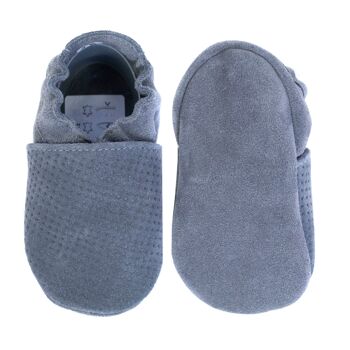 Chaussures enfants gaufrées gris 3