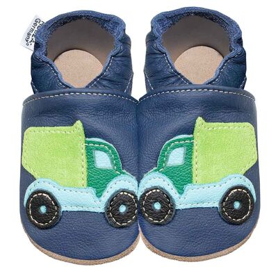 Chaussures enfant camion bleu foncé