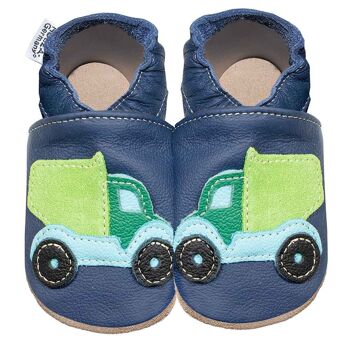 Chaussures enfant camion bleu foncé 1