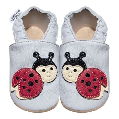 Children's shoes ladybug gray