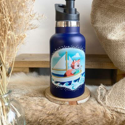 Sailor fox insulated bottle for children