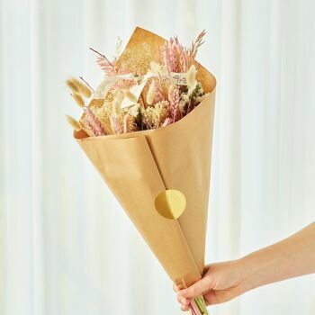 Fleurs séchées - Field Bouquet Exclusive - Blush - Cadeau de graduation 3