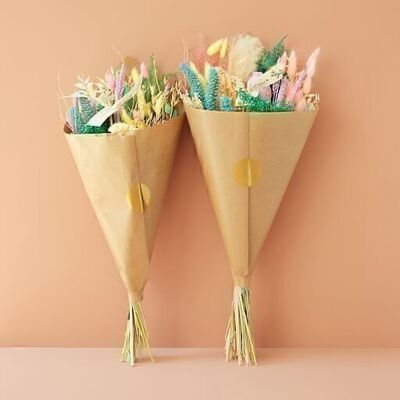 Trockenblumen - Feldstrauß Exklusiv - Pastell