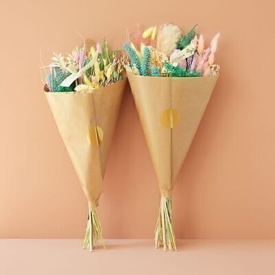 Bouquet Fête des Mères - Fleurs Séchées - Bouquet Champ Exclusif - Pastel