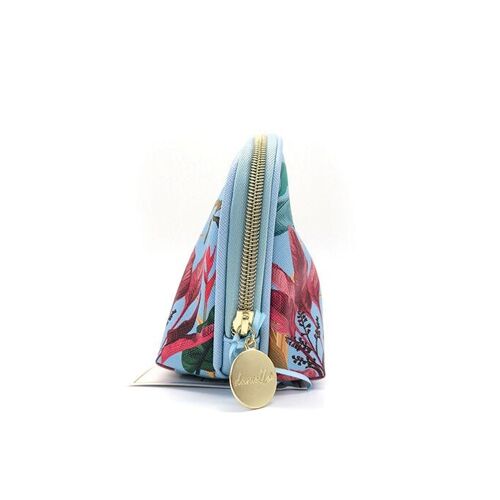 Botanical Palm Blue Oyster Bag Small