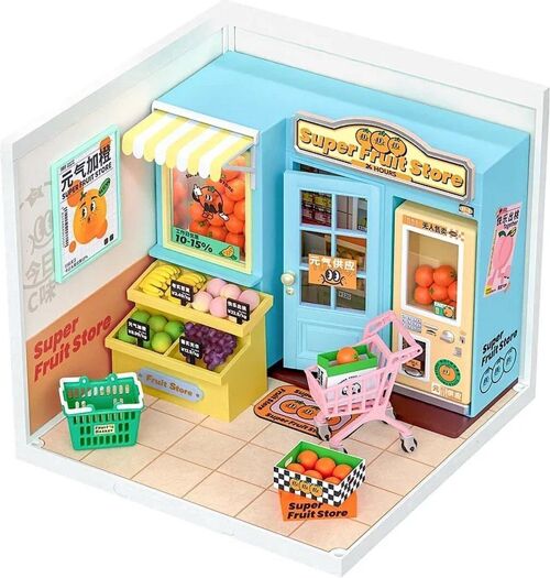 DIY House Super Store Daily VC Fruit Store, Robotime, DW003