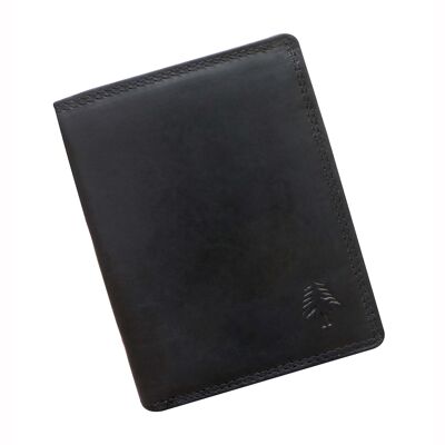 Ben wallet men's RFID protection leather wallet women's portrait format