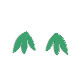 Boucles d'oreilles SUSANNE veret jade 1
