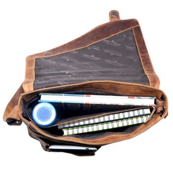 Dexter – sac à bandoulière pour hommes et femmes, sacoche pour ordinateur portable de 14 pouces 5