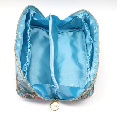 Botanical Palm Blue Travel Storage Bag