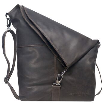 Elke Sac à Bandoulière Sac Bandoulière Femme Grand Sac Messager Cuir Homme 18