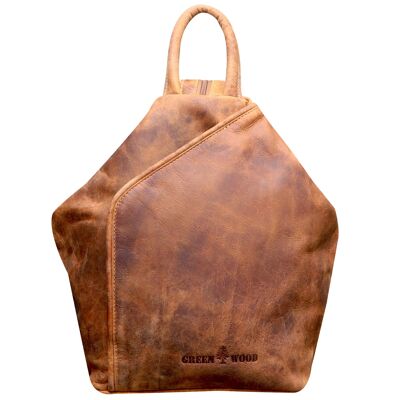 Zaino May Zaino da città da donna Borsa a tracolla in pelle Vintage