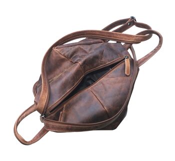 Sac à dos May sac à dos de ville pour femme sac à bandoulière en cuir Vintage 10