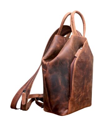 Sac à dos May sac à dos de ville pour femme sac à bandoulière en cuir Vintage 24