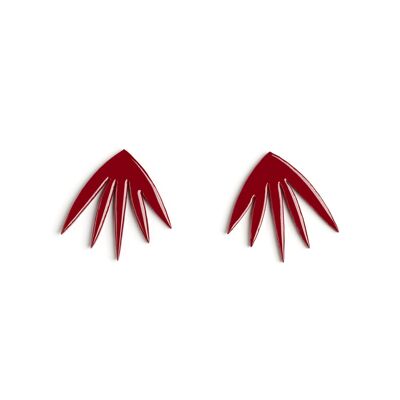 Boucles d'oreilles PETULA bordeaux