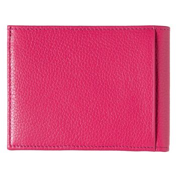 Portefeuille Italien Arthur cuir Grainé Vie en rose 2