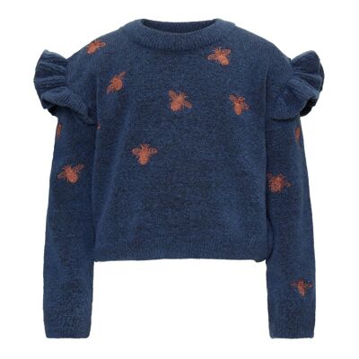 Wren sweater - Prussian Blue