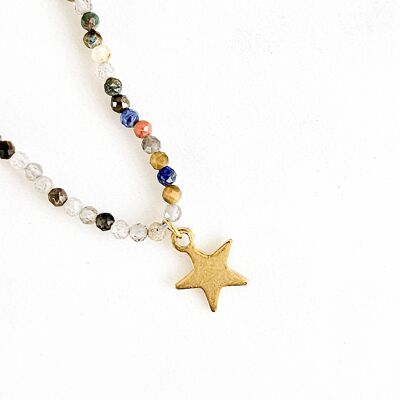 Mini Stone Star Necklace