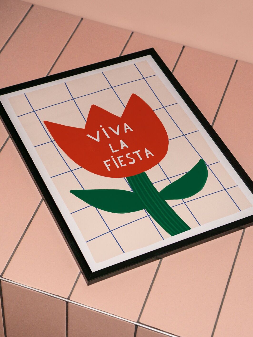 Art Print 30x40 cm – VIVA LA FIESTA – Illustration colorée