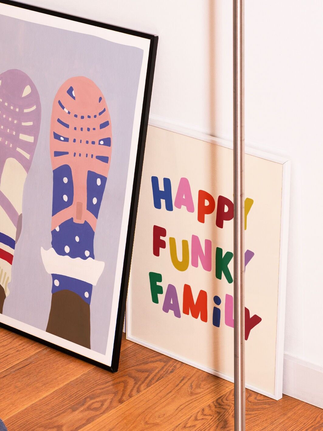 Art Print 30x40 cm – HAPPY FAMILY – Illustration colorée