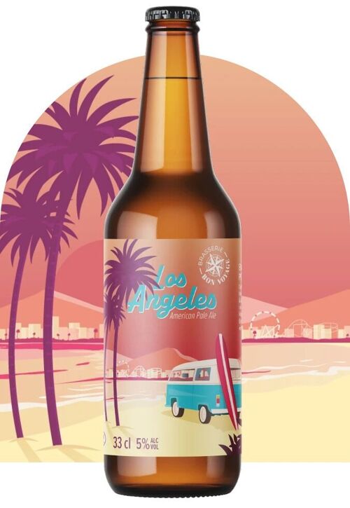 Bière Blonde American Pale Ale "Los Angeles" 5% 33CL